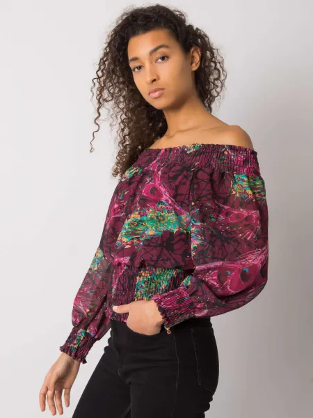 Blouse-DHJ-BZ-15175-2.10P-dark purple