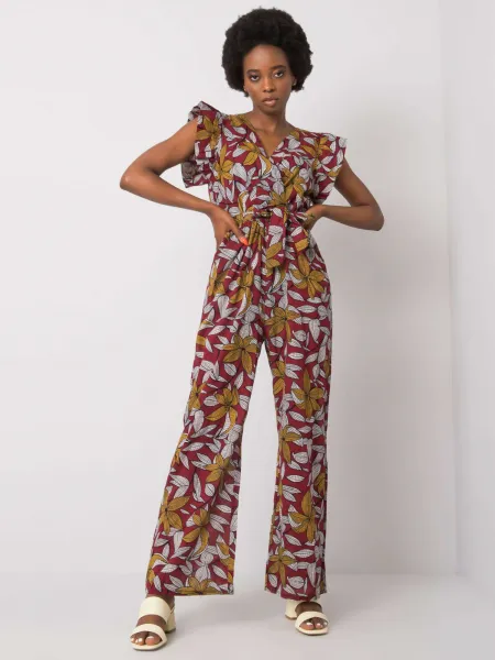 Jumpsuit-DHJ-KO-13568.13P-burgundy