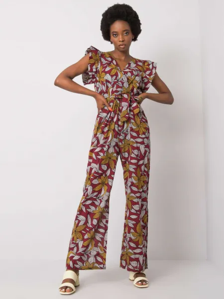 Jumpsuit-DHJ-KO-13568.13P-burgundy