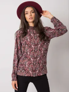 Blouse-D73771M11052A-dark brown