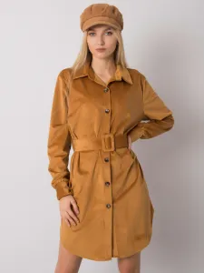 Dress-DHJ-SK-10333.12P-camel