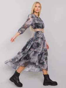 Dress-LC-SK-22K-3062-4.17P-Grey-Black