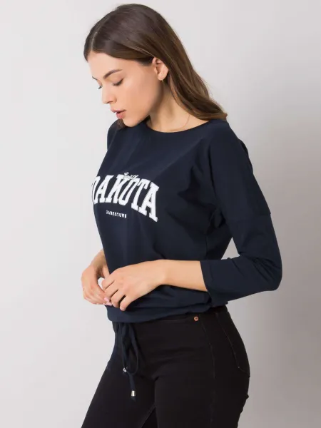 Blouse-RV-BZ-6673.61-navy blue
