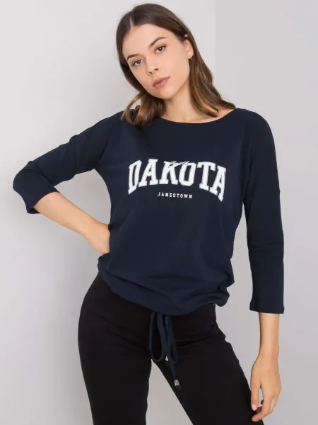 Blouse-RV-BZ-6673.61-navy blue