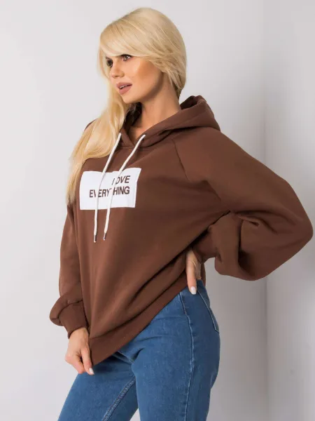 Sweatshirt-EM-BL-651/2.41X-dark brown