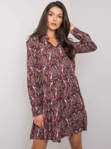 Dress-D73771M30227-dark brown