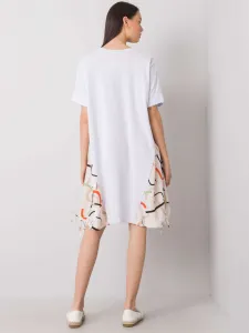 Dress-DHJ-SK-13117.41P-white-beige