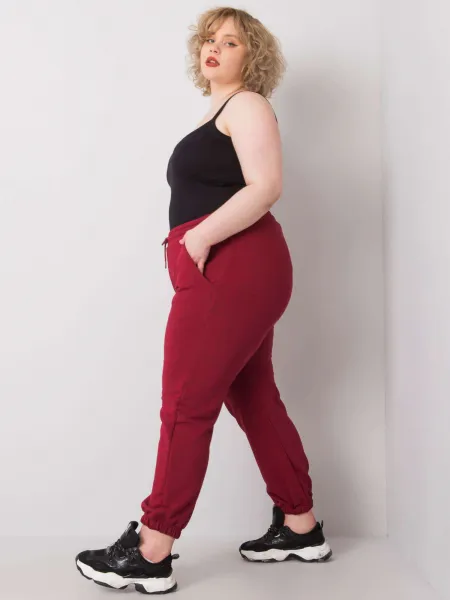 Sweatpants-RV-DR-6331.86-burgundy