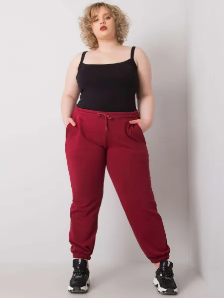 Sweatpants-RV-DR-6331.86-burgundy