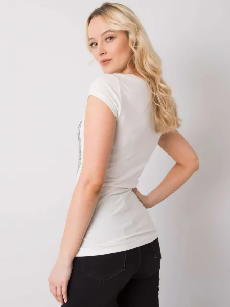 T-shirt EM-TS-ES-21-532.18-ecru