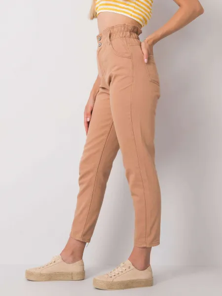 Jeans trousers-336-SP-2141.32P-camel