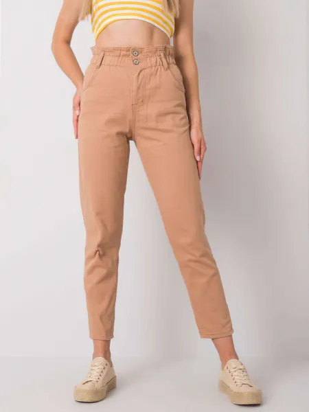 Jeans trousers-336-SP-2141.32P-camel