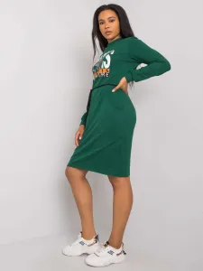 Dress-LK-SK-508299.30-dark green