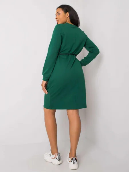 Dress-LK-SK-508299.30-dark green