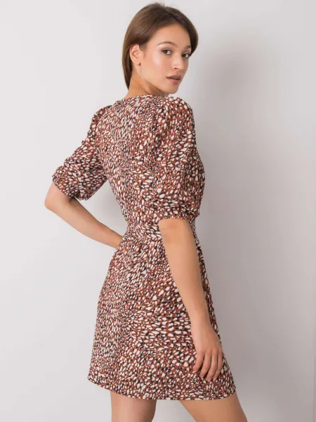 Dress-LK-SK-508079.47P-brown
