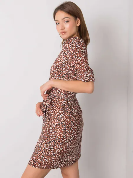 Dress-LK-SK-508079.47P-brown
