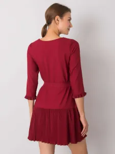 Dress-LK-SK-507733.80P-burgundy