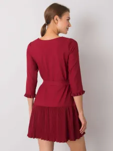 Dress-LK-SK-507733.80P-burgundy