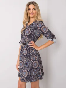 Dress-DHJ-SK-12336B.74P-navy blue