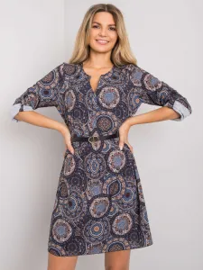Dress-DHJ-SK-12336B.74P-navy blue