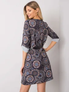 Dress-DHJ-SK-12336B.74P-navy blue