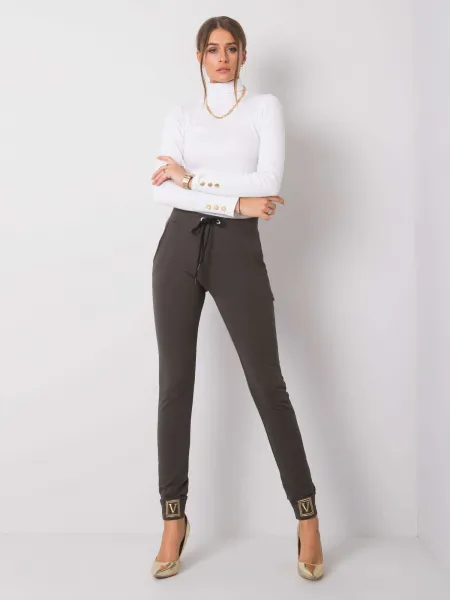 Sweatpants-RV-DR-5980.12-dark khaki