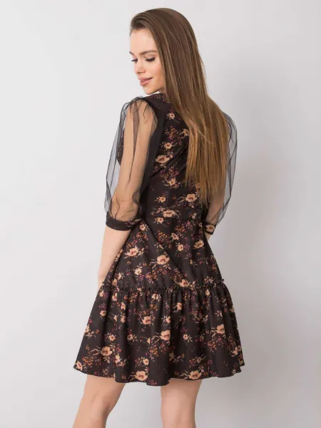 Dress-LK-SK-508378.31P-black-beige