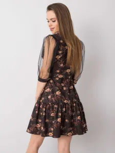 Dress-LK-SK-508378.31P-black-beige