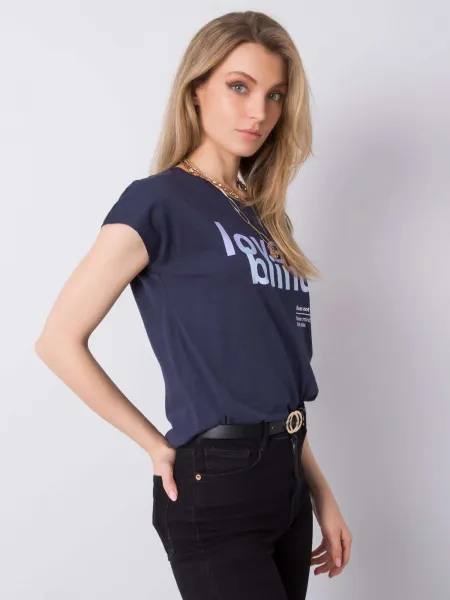 T-shirt-D1552Z02042A-navy blue
