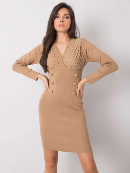 Dress-EM-SK-J50027.63P-dark beige