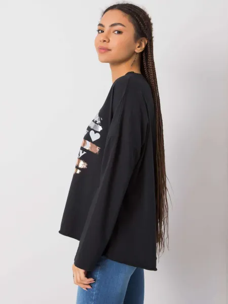 Blouse-DHJ-BZ-21103.06P-black
