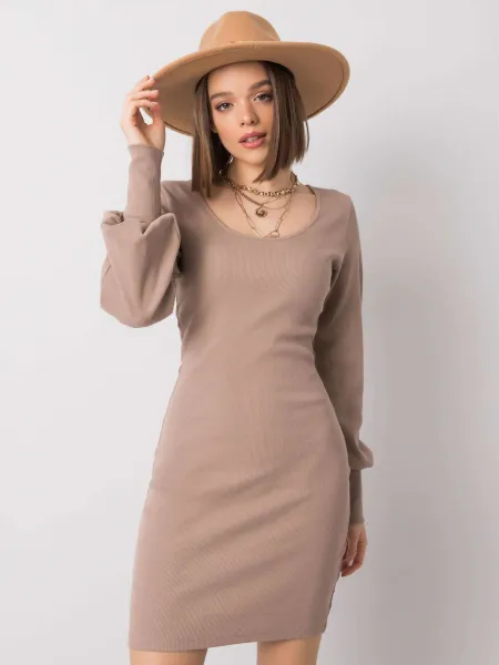 Dress-RV-SK-6269.44P-dark beige