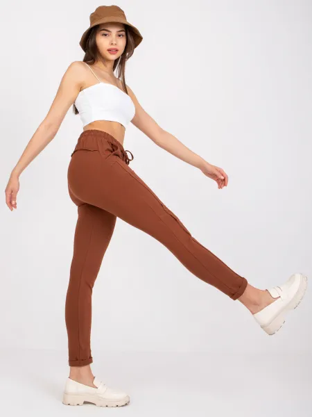 Sweatpants-RV-DR-3589.07X-dark brown