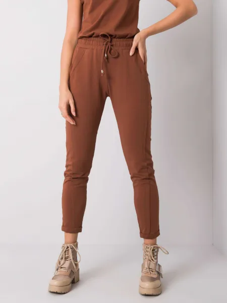 Sweatpants-RV-DR-3589.07X-dark brown