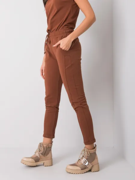 Sweatpants-RV-DR-3589.07X-dark brown