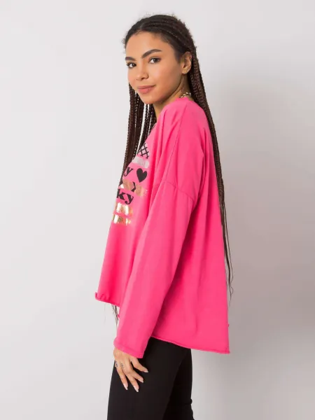 Blouse-DHJ-BZ-21103.06P-dark pink