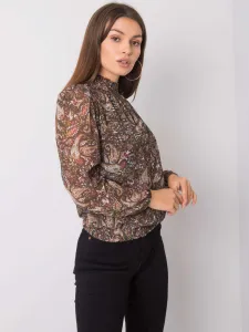 Blouse-D50039F11031A-dark green