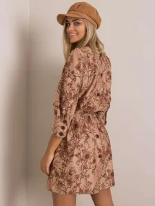 Dress-LK-SK-508143.72P-light brown