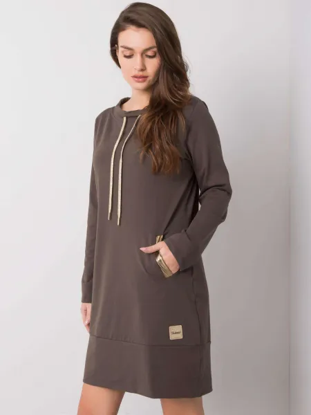 Dress-RV-SK-6067.15X-Dark khaki