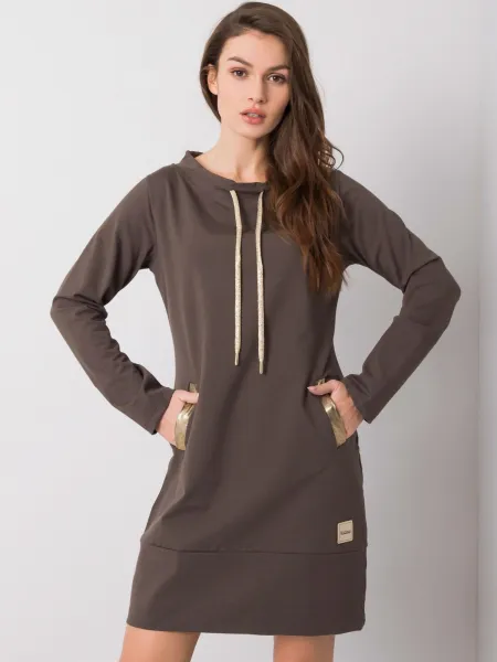 Dress-RV-SK-6067.15X-Dark khaki