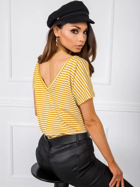T-shirt-TP-TS-5480.97P-White-Yellow