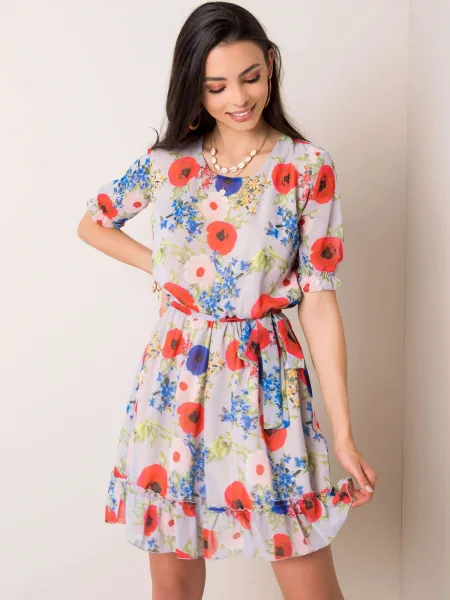 Dress-LK-SK-507626.70-light gray
