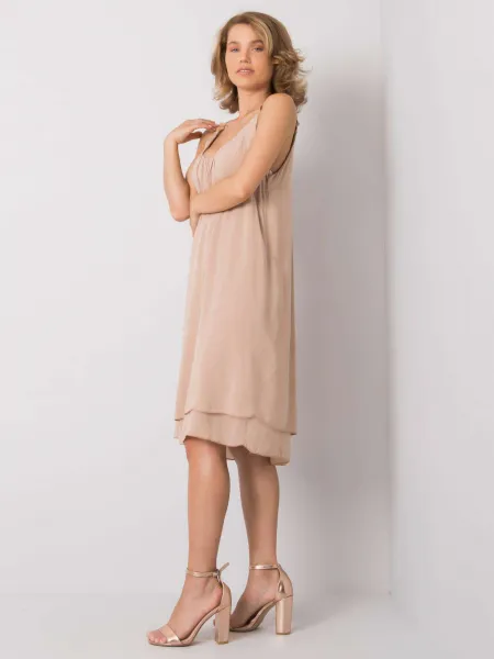 Dress-TW-SK-BI-22002.14-beige