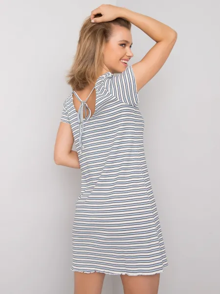 Dress-TW-SK-G-076.81P-white-blue