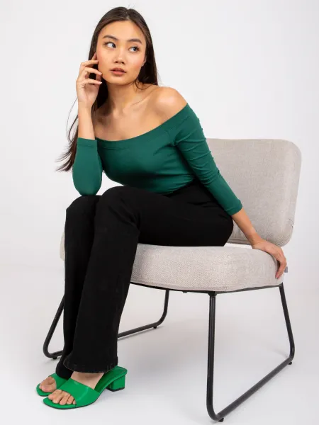 Blouse-RV-BZ-4692.05X-dark green