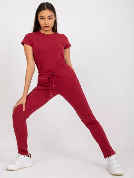 Sweatpants-RV-DR-3589.06X-burgundy