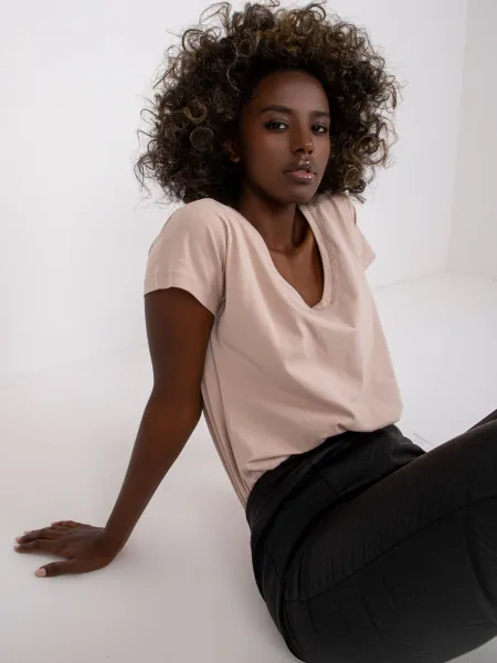 T-shirt-RV-TS-4832.01P-beige