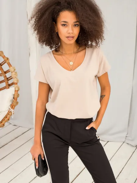 T-shirt-RV-TS-4832.01P-beige