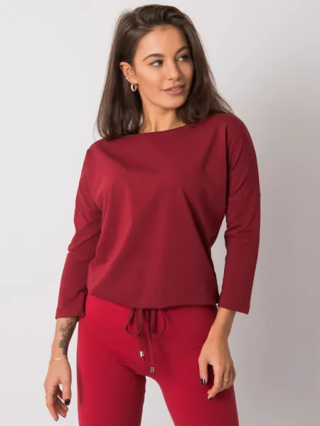 Blouse-RV-BZ-4691.43P-burgundy