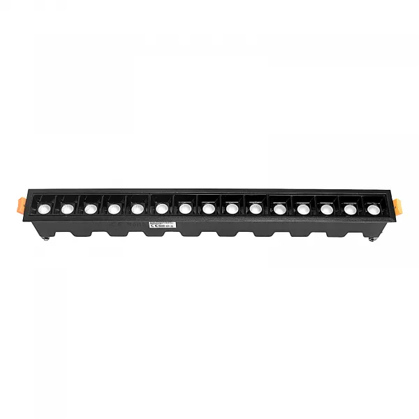 DECOREUM Zapustená lineárna LED lampa 30W 4000K čierna JDL-15T